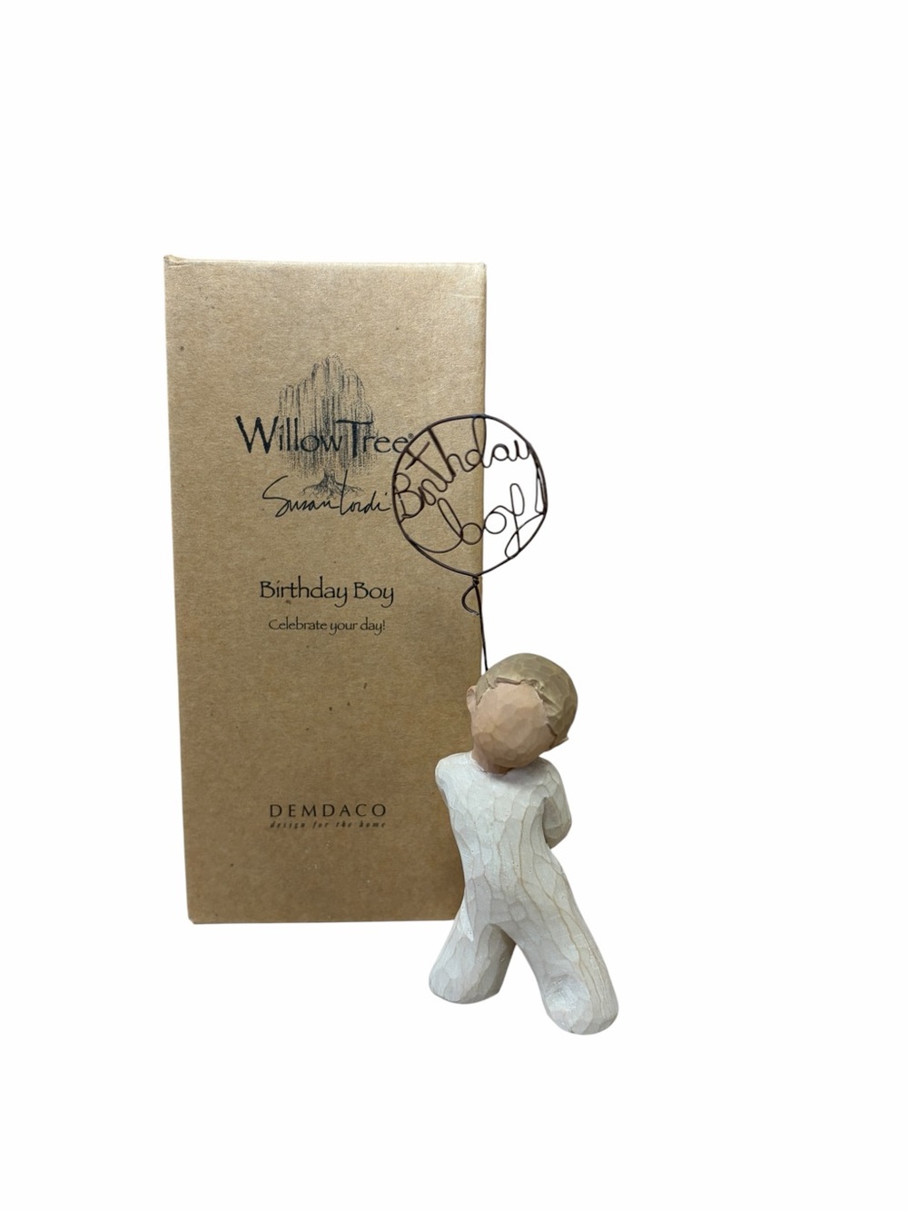 Willow Tree Birthday Boy Figurine Susan Lordi Sculpted Hand Painted 27242